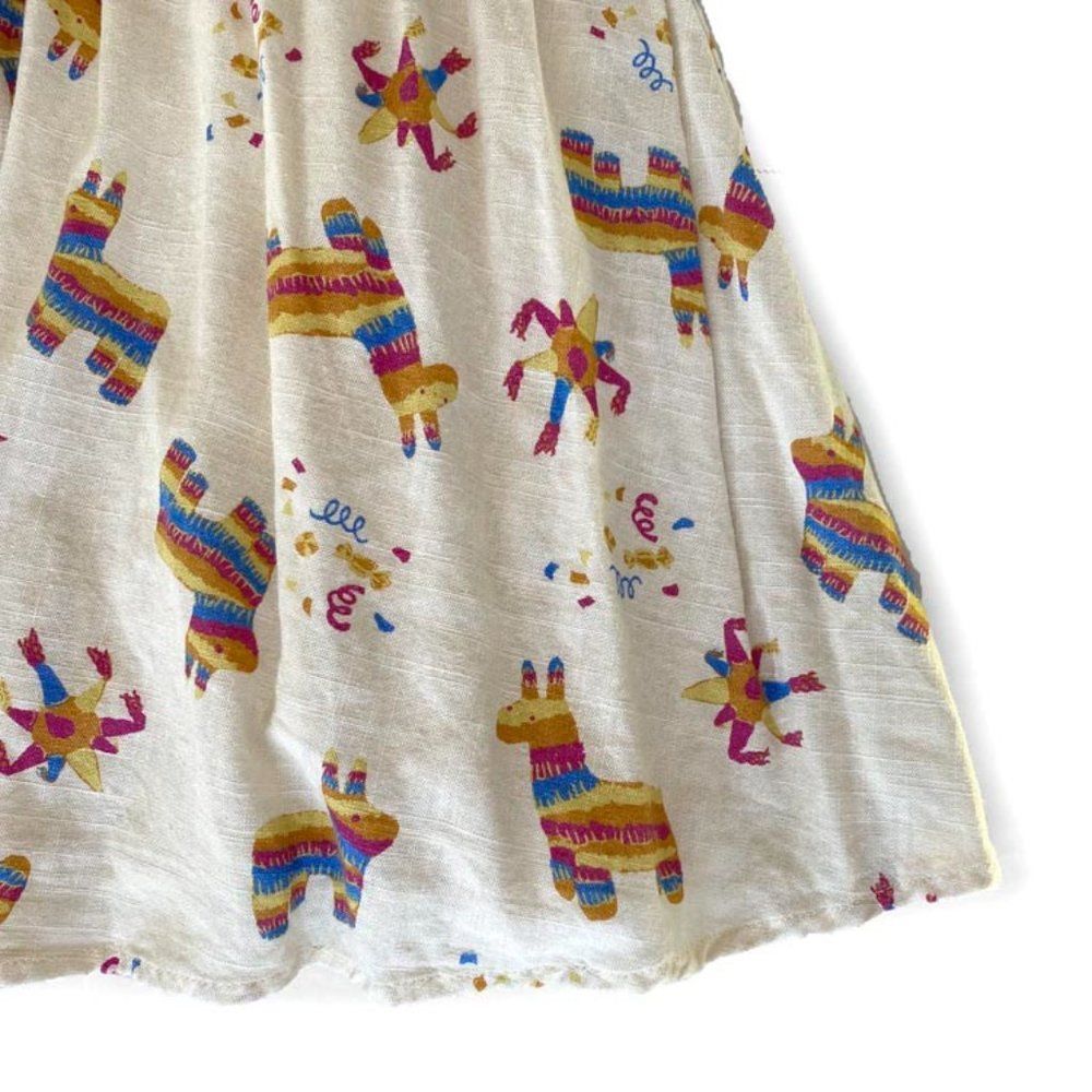 ModCloth Cream Midi Dress with Multicolor Pinata Print - Picture 6 of 10
